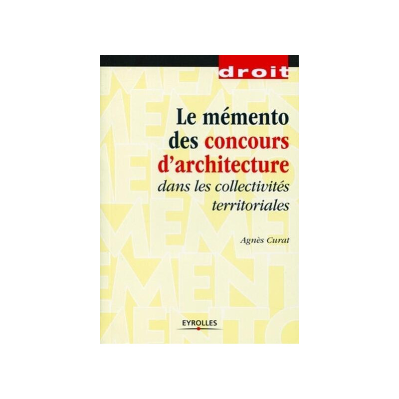 Le mémento des concours darchitecture