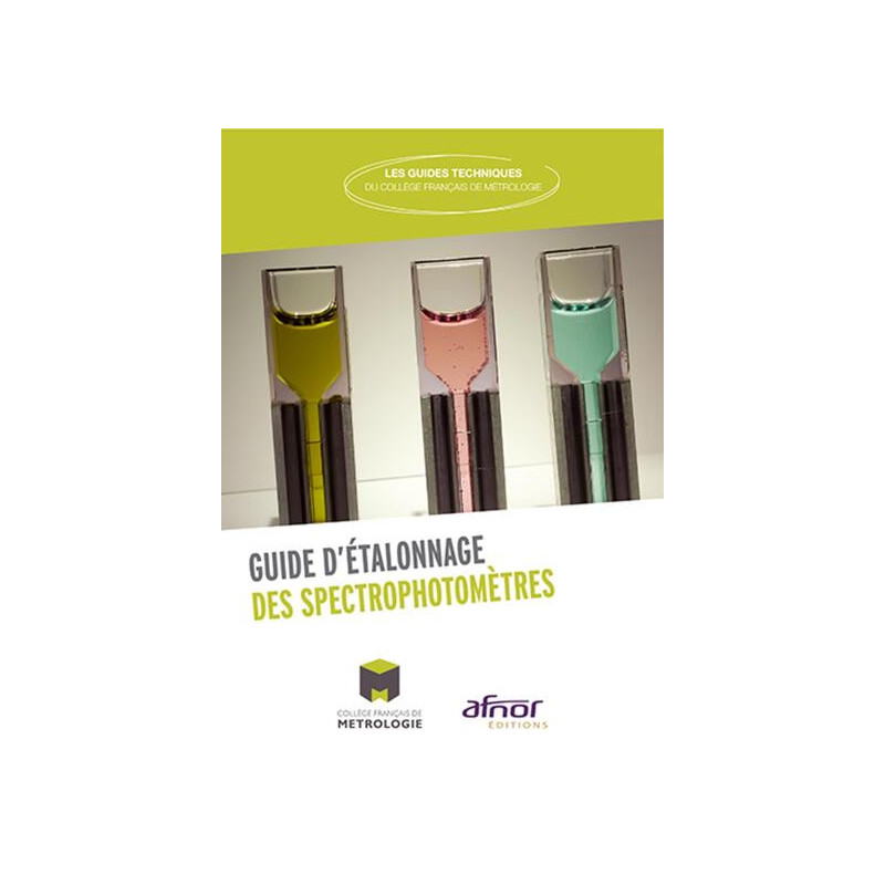 Guide d'étalonnage des spectrophotomètres