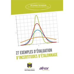 27 exemples d'évaluation d'incertitudes d'étalonnage
