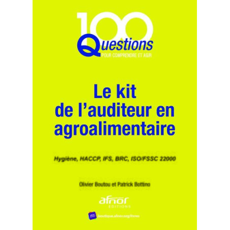Le kit de lauditeur en agroalimentaire