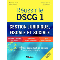 Réussir le DSCG 1 - Gestion juridique sociale et fiscale
