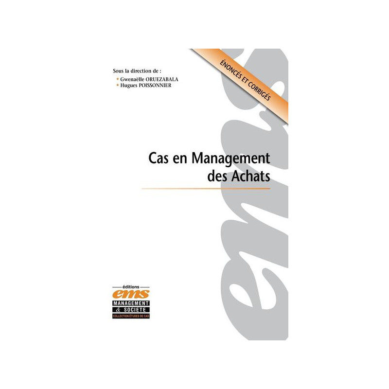 Cas en management des achats