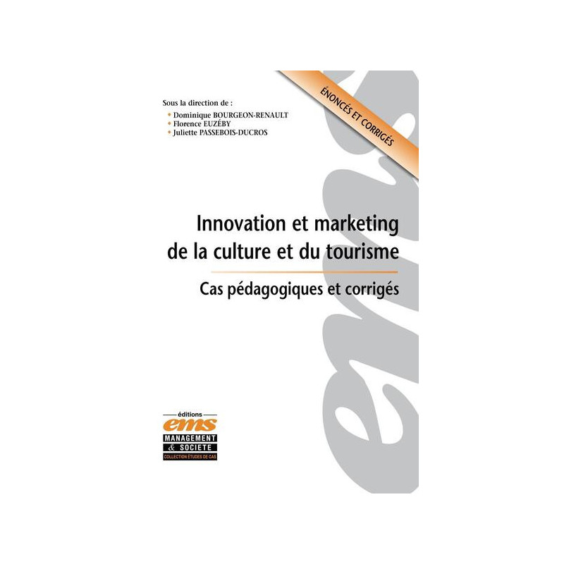 Innovation et marketing de la culture et du tourisme
